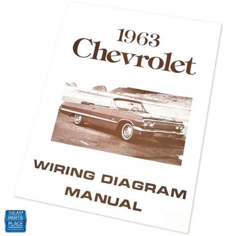 1963 Chevrolet Impala Bel Air Wiring Diagram Manual Brochure Each Eur