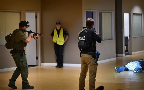 Santa Ana Leads Multi Agency Training On Active Shooter Response