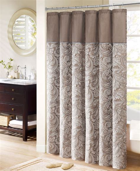 Madison Park Aubrey 54 X 78 Polyester Jacquard Shower Curtain Macys