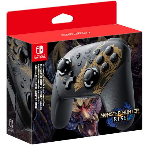 With the release of monster hunter rise — a nintendo switch console exclusive entry in capcom's hugely popular series which is really rather good — nintendo. Buy Nintendo Switch Pro Controller Monster Hunter Rise ...