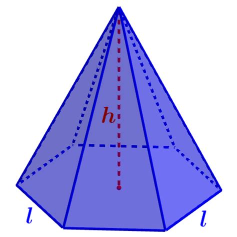 Volumen Y Área De Una Pirámide Hexagonal Con Ejercicios Neurochispas