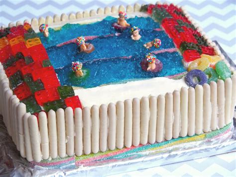 How to Make a Swimming Pool Cake | The Annoyed Thyroid