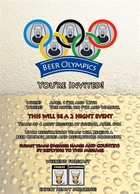 Beer Olympic Logo Irene Hudson