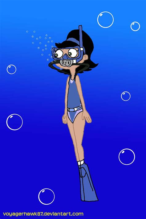 Wendy Phineas And Ferb Scuba Diving By Voyagerhawk87 On Deviantart