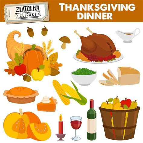Clipart Of Thanksgiving Dinner 20 Free Cliparts Download Images On
