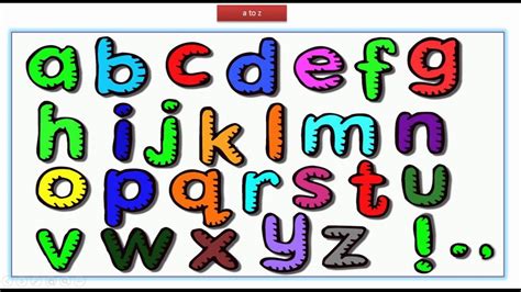 English For Child Abc Song Alphabet Abcdefg Youtube