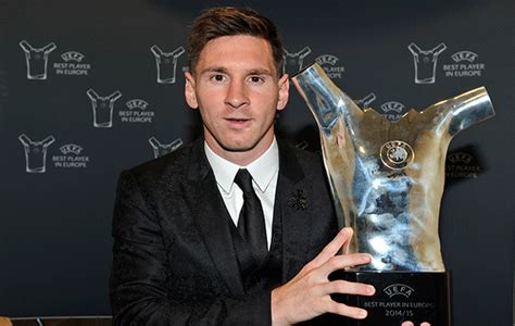Lionel Messi Wins Uefa Best Player In Europe Award For Second Time