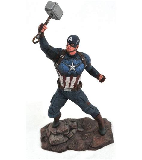 Statue Captain America Marvel Gallery Avengers Endgame Diorama