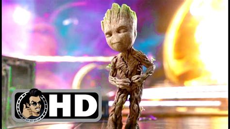 Guardians Of The Galaxy 2 Opening Baby Groot Dancing Movie