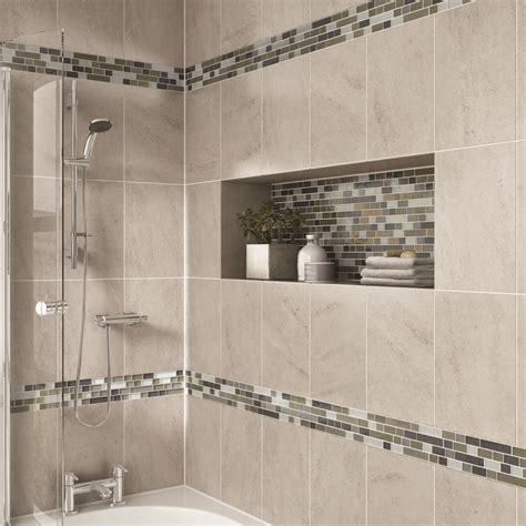 New shower surrounds and enclosures can create a clean. Shower Tile Shelf Insert | Tile bathroom, Bathrooms ...