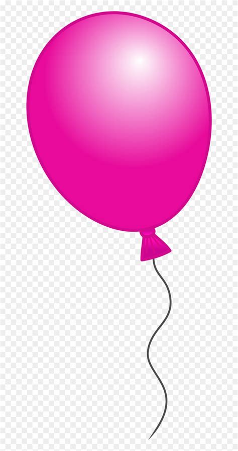 Download Free Clip Art Pink Balloon With Transparent Background Png