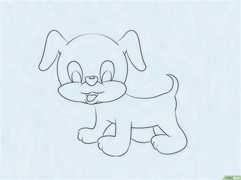 28 Kumpulan Sketsa Gambar Anjing Mudah Terlengkap Paperbola