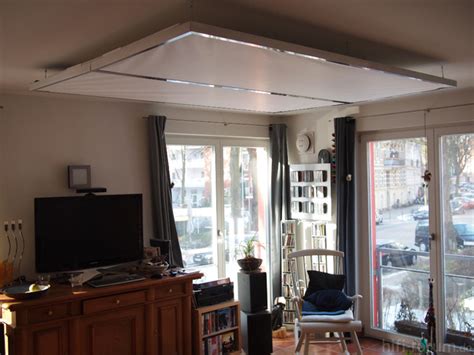 Bildergebnis fur fernseher verstecken fernseher verstecken haus. Klappbare Leinwand als Deckenlampe | deckenlampe ...