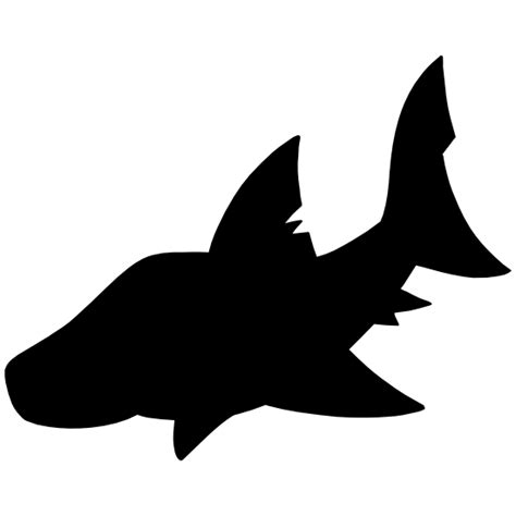 Shark Silhouette Sticker