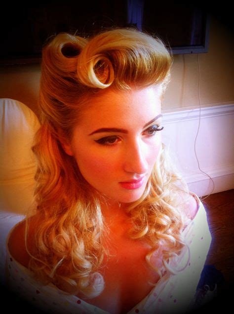 15 Trendy Hair Styles Vintage 1950s Victory Rolls Vintage Wedding