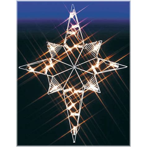 Silhouette Star Of Bethlehem Lighted Led Wire Frame Shape