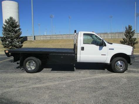 Purchase Used 2005 Ford F350 4x4 Powerstroke Turbo Diesel Flatbed