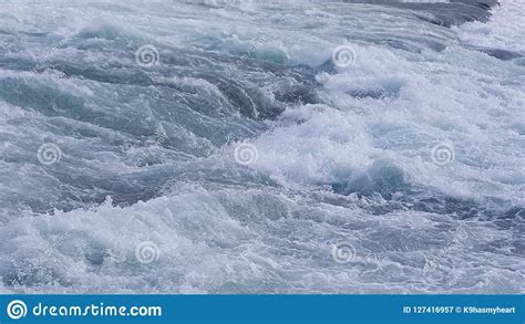 Rushing River Waters Stock Image Image Of Caps River 127416957