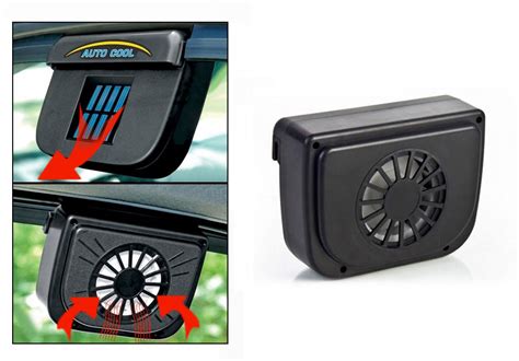 Buy Auto Cool Car Solar Powered Side Window Cooling Fan Online ₹449