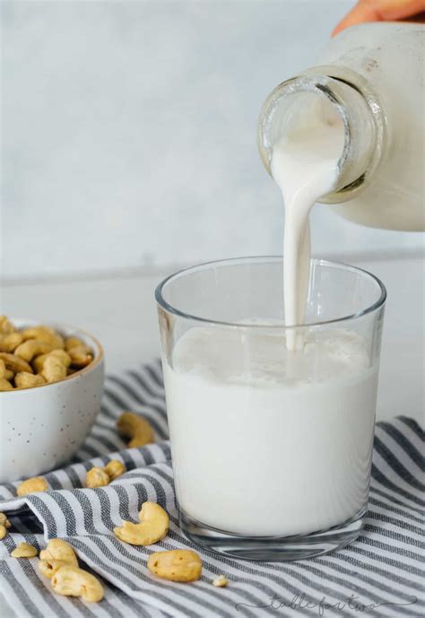 Creamy Cashew Milk Recipe Table For Two
