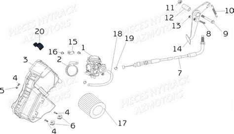 FILTRE A AIR pièces HYTRACK neuves Pièces Quad HY920 pièces détachées