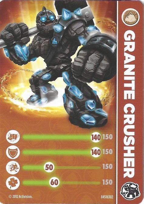 Maybe you would like to learn more about one of these? Granite Crusher - Skylanders Giants Cards