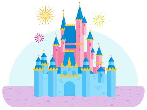 Disney Castle Vector Art