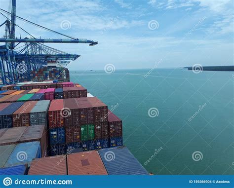 Container Terminal Editorial Stock Image Image Of Terminal 159366904
