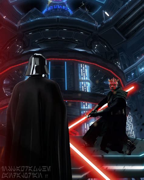 Darth Vader Vs Darth Maul By Themandalorian77 On Deviantart