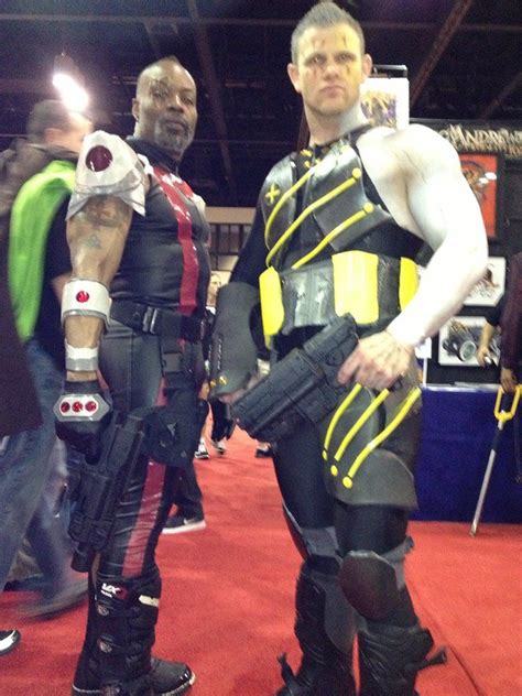 Bishop And Cable From X Men Captain America Superhero Cosplay