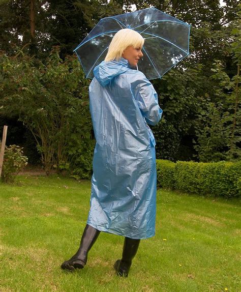 Pin By Colin London On Rain Coats Pvc Raincoat Vinyl Raincoat Blue