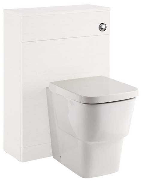 Frontline Vitale 600 X 250mm Back To Wall Gloss White Toilet Unit Ro22540