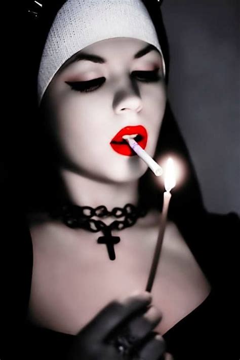 Pin By Domino Black On Nun Gothic Beauty Hot Nun
