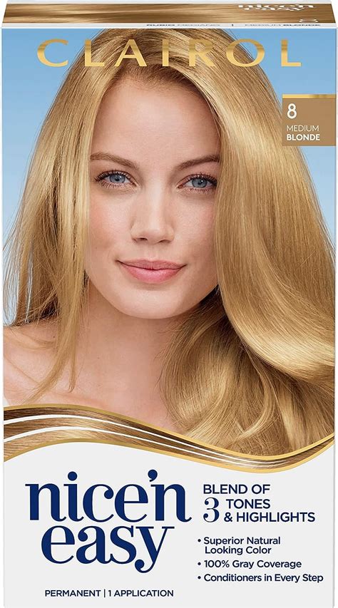 Clairol Nice N Easy Permanent Hair Color Amazonca Beauty And Personal Care