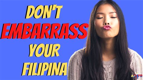 Can I Kiss My Filipina In The Philippines Know Whats Acceptable ️ Youtube