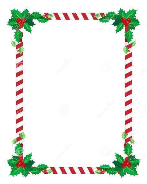 Free Christmas Clipart Borders Printable Printable Templates