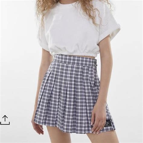 Bershka Mini Pleated Tennis Skirt Size M Worn A Few Depop