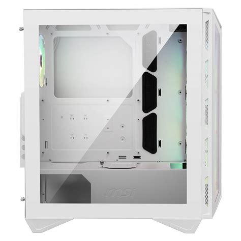 Msi Mpg Gungnir 110r White Tempered Glass Pc Gaming Case Falcon Computers