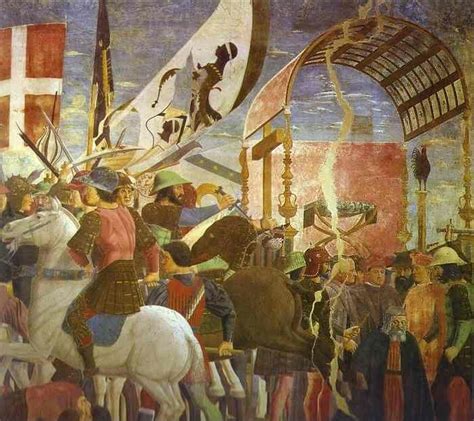 Piero Della Francesca Legend Of The True Cross Battle Between