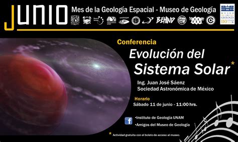 Conferencia Evoluci N Del Sistema Solar Instituto De Geolog A Unam