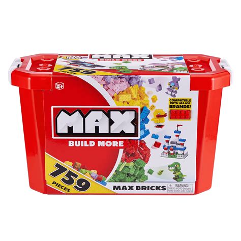 Max Build More Building Bricks Value Set 759 Bricks Major Brick