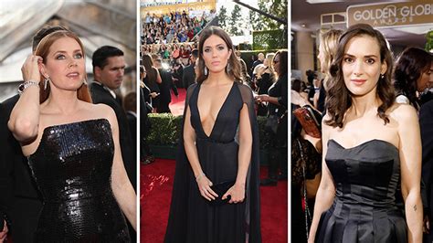 Golden Globes Actresses No Stranger To Black Dresses