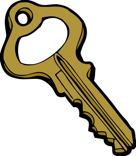 Public Domain Clip Art Image Illustration Of A Key Id