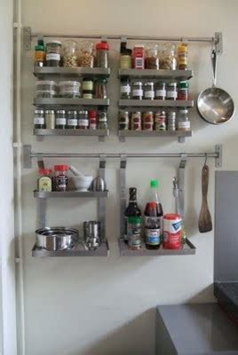 One of the reasons why kitchen shelves are so useful and versatile has to do with the fact that they let you store items while also putting them on display. IKEA Kitchen shelving . - Modern - san francisco