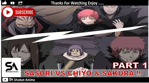 Sasori Vs Chiyo And Sakura Full Fight Sub Indo Part 1 Youtube