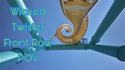 Wicked Twister Front Row Pov Youtube