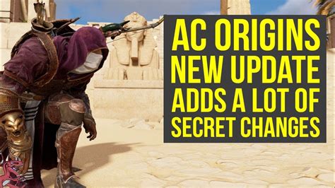 Assassin S Creed Origins Update 1 10 SECRET CHANGES Includes New Heka