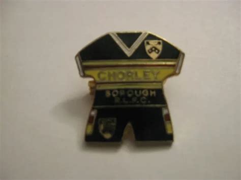 Rare Old Chorley Borough Rugby League Football Club Kit Enamel Brooch Pin Badge 792 Picclick