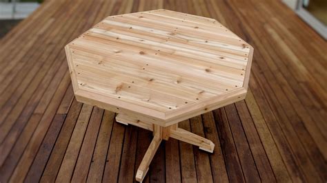 How To Make A Wooden Patio Table Youtube