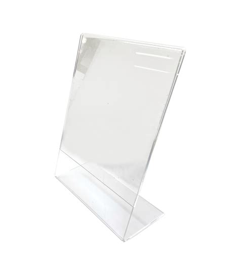 slant back acrylic sign holder plastic sales and service